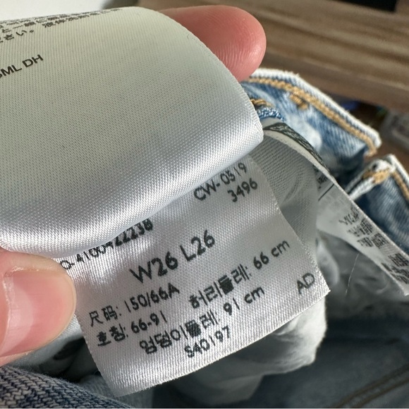 Levi’s Wedgie‎ Straight Jeans Size 26 X 26 - Picture 4 of 10